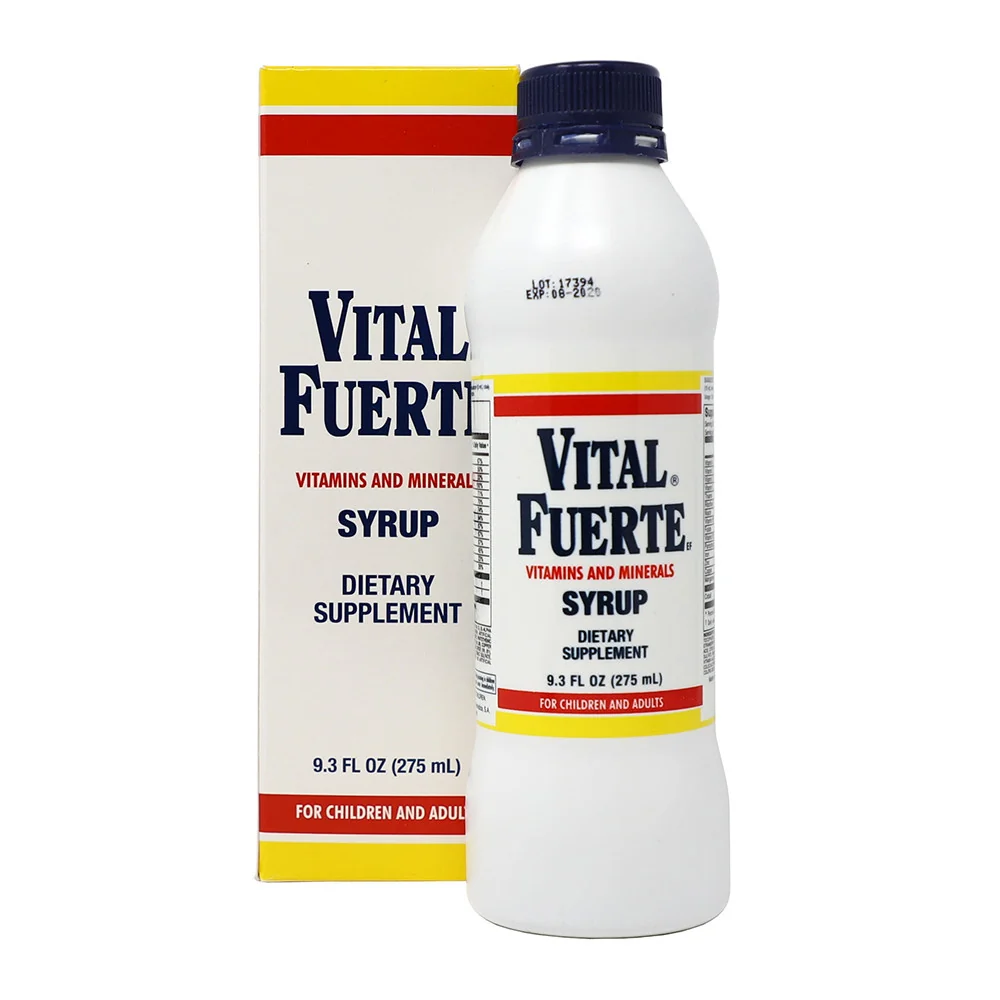 Selected Vital Fuerte Vitamins and Minerals Antioxidant Dietary Supplement Syrup 9.3 Oz Comfortable