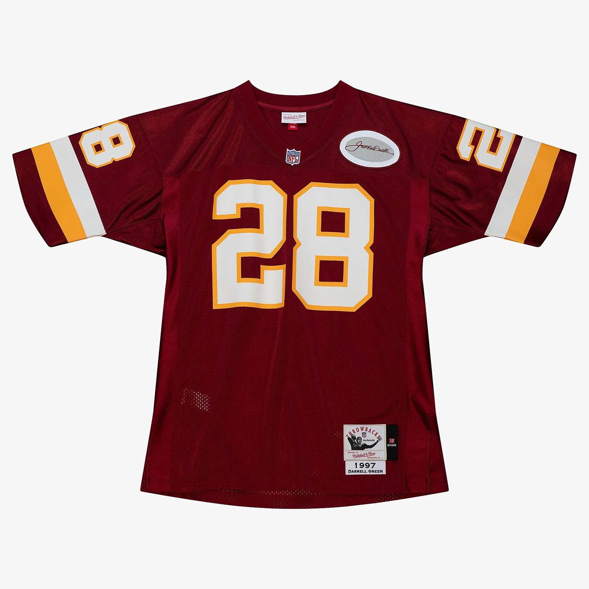 Original Mitchell Ness Men's NFL Dark Jersey Redskins 1997 Darrell Green Jerseys Pure