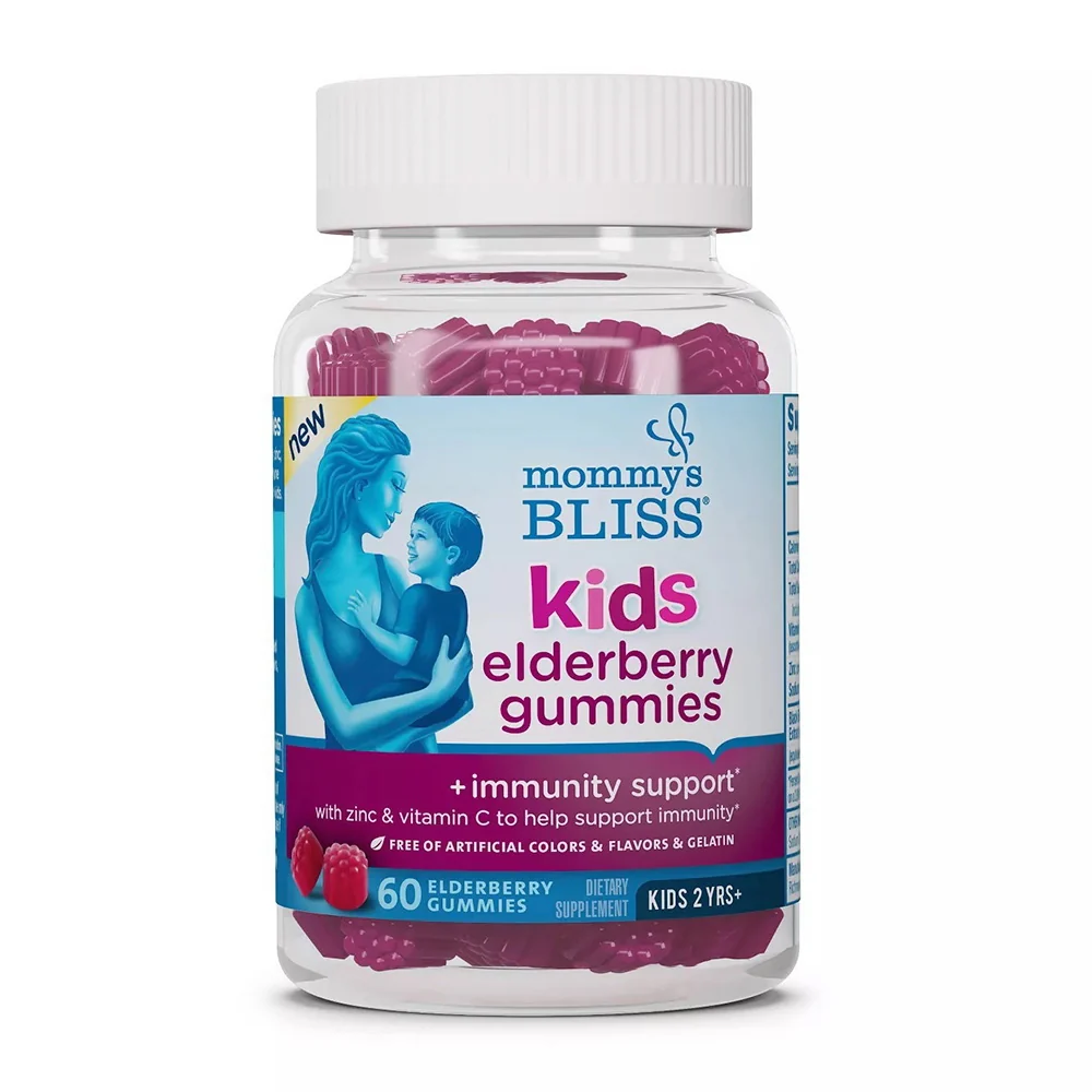Outstanding Mommys Bliss Kids Elderberry Gummy for Immunity Support 60 Ea Excellent