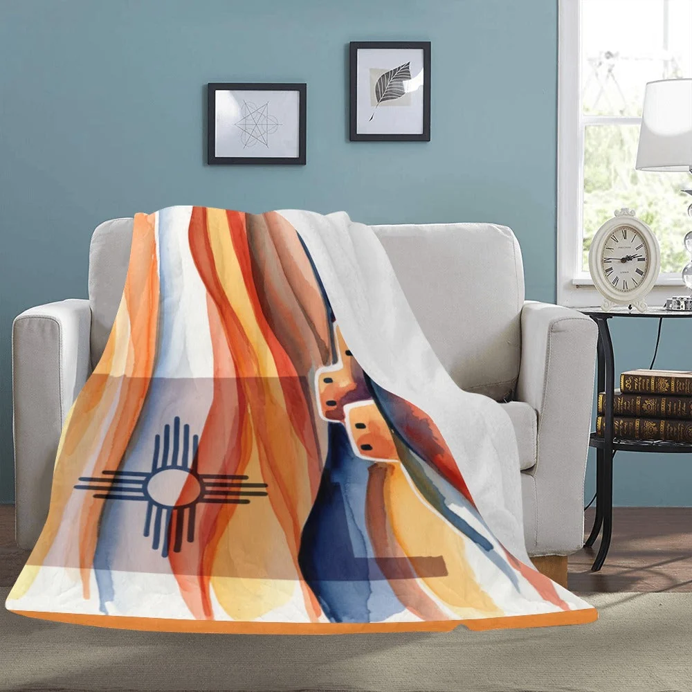 High-Quality New Mexico Throw Ultra-Soft Micro Fleece Blanket 60 x 80 Made in America Authentic