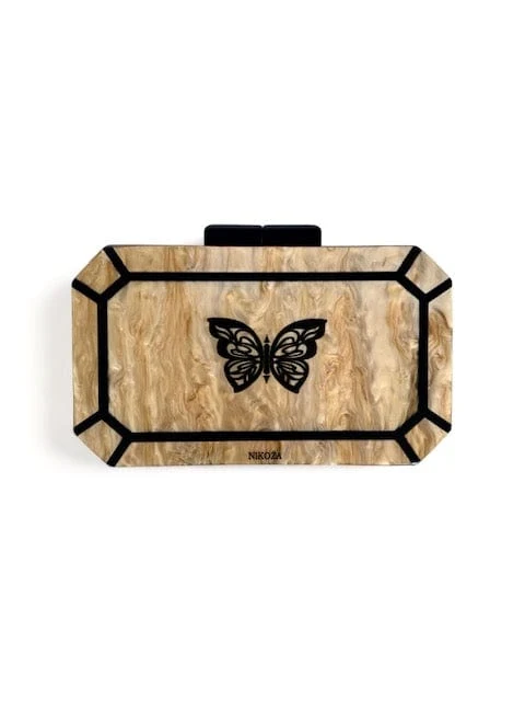 Relaxed Karina Acrylic Clutch Premium Material