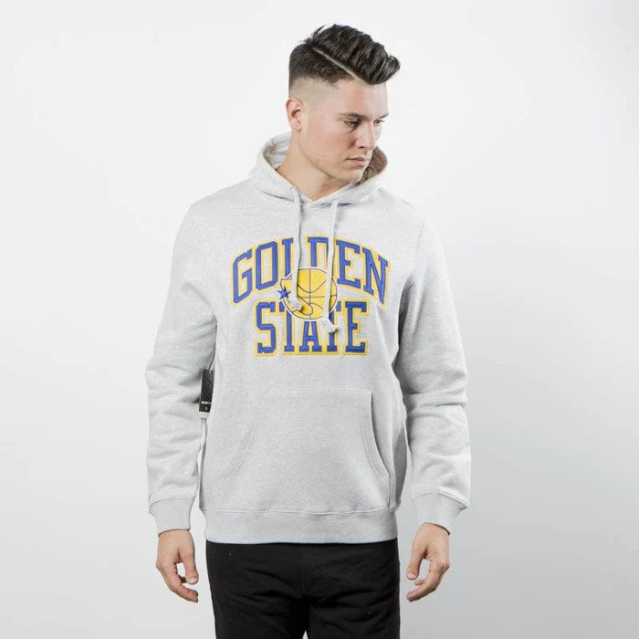 Breathable Mitchell Ness Men's NBA Golden State Warriors Playoff Win Hoody Hoodies Innovative