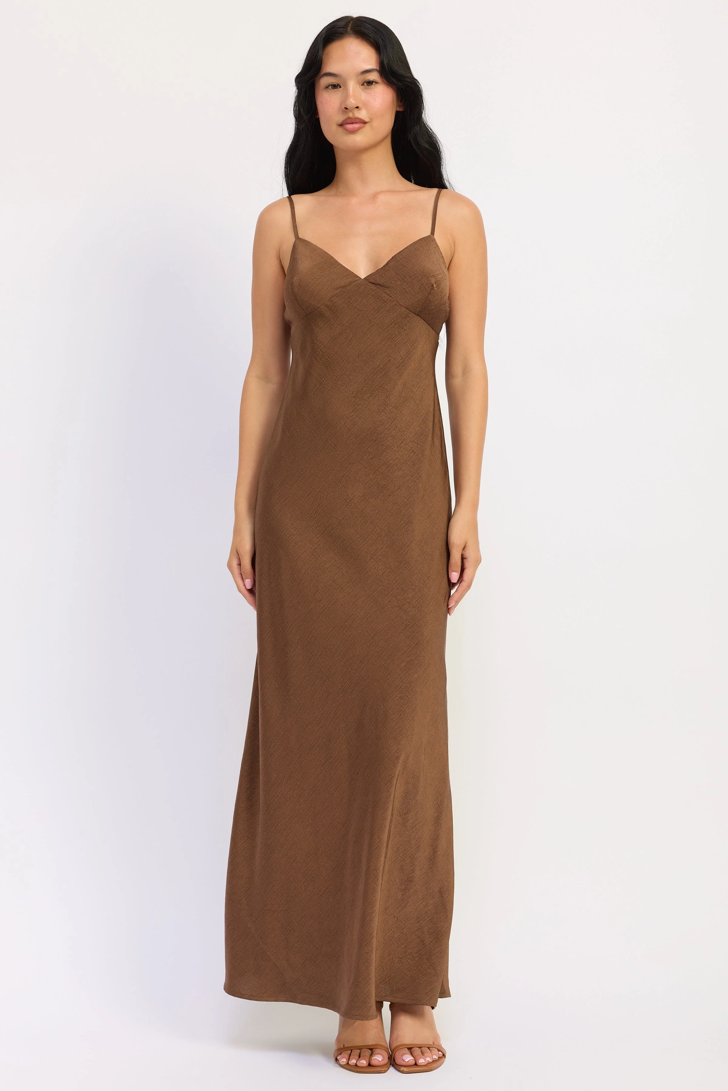 Easy-to-Use Amara Satin Maxi Dress Smart