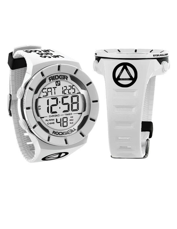 Carefully Designed Coliseum Fit™ White Black Watch - Recovery Optimized