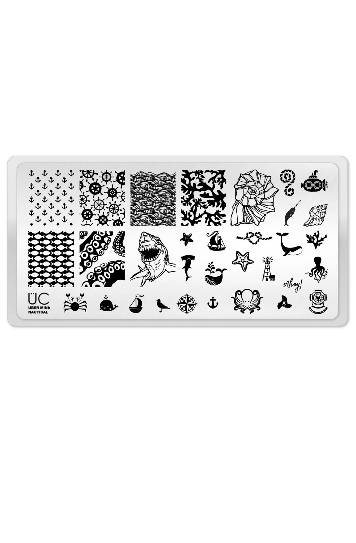 Prestigious Nautical - Uber Chic Mini Stamping Plate Elite