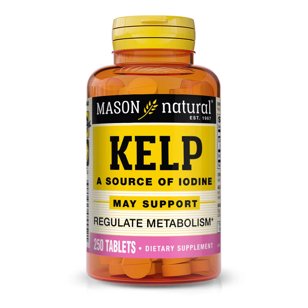 Elite Mason Natural Kelp 150 Mcg Natural Iodine Tablets - 250 Ea Refined
