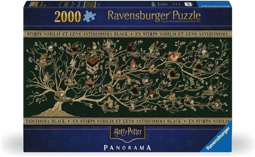 Enhanced 2000pc Harry Potter Family Tree Panorama Puzzle Powerful