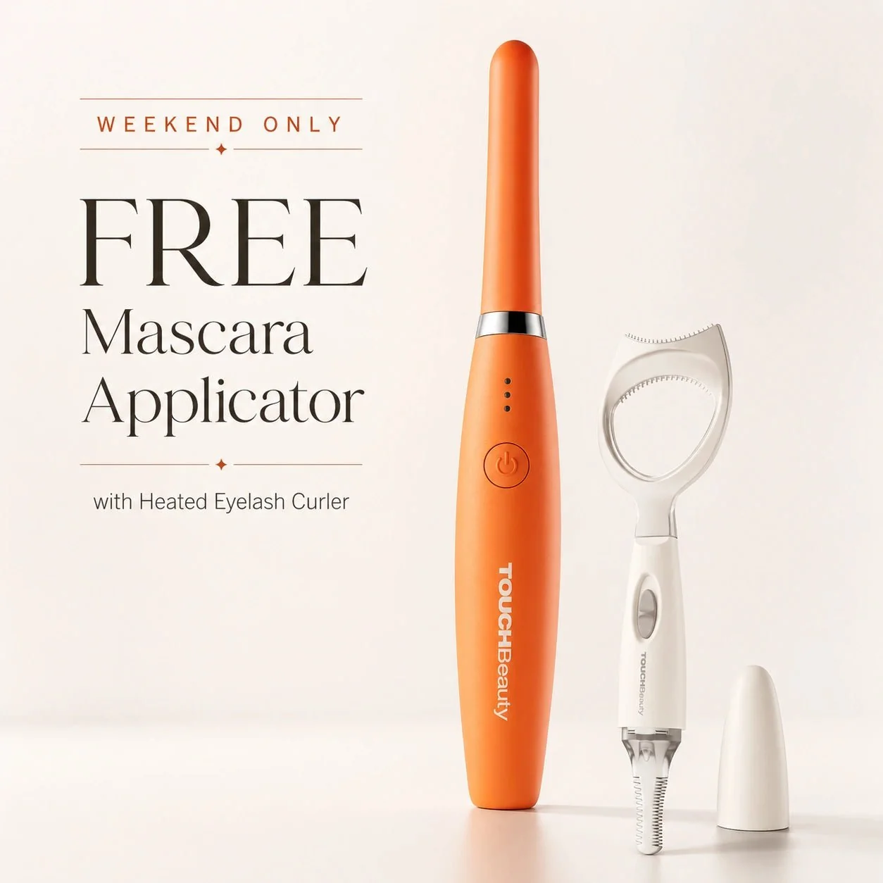 Artisan TOUCHBeauty™ Heated Eyelash Curler Lift Curl Define with Gentle Heat Consistent