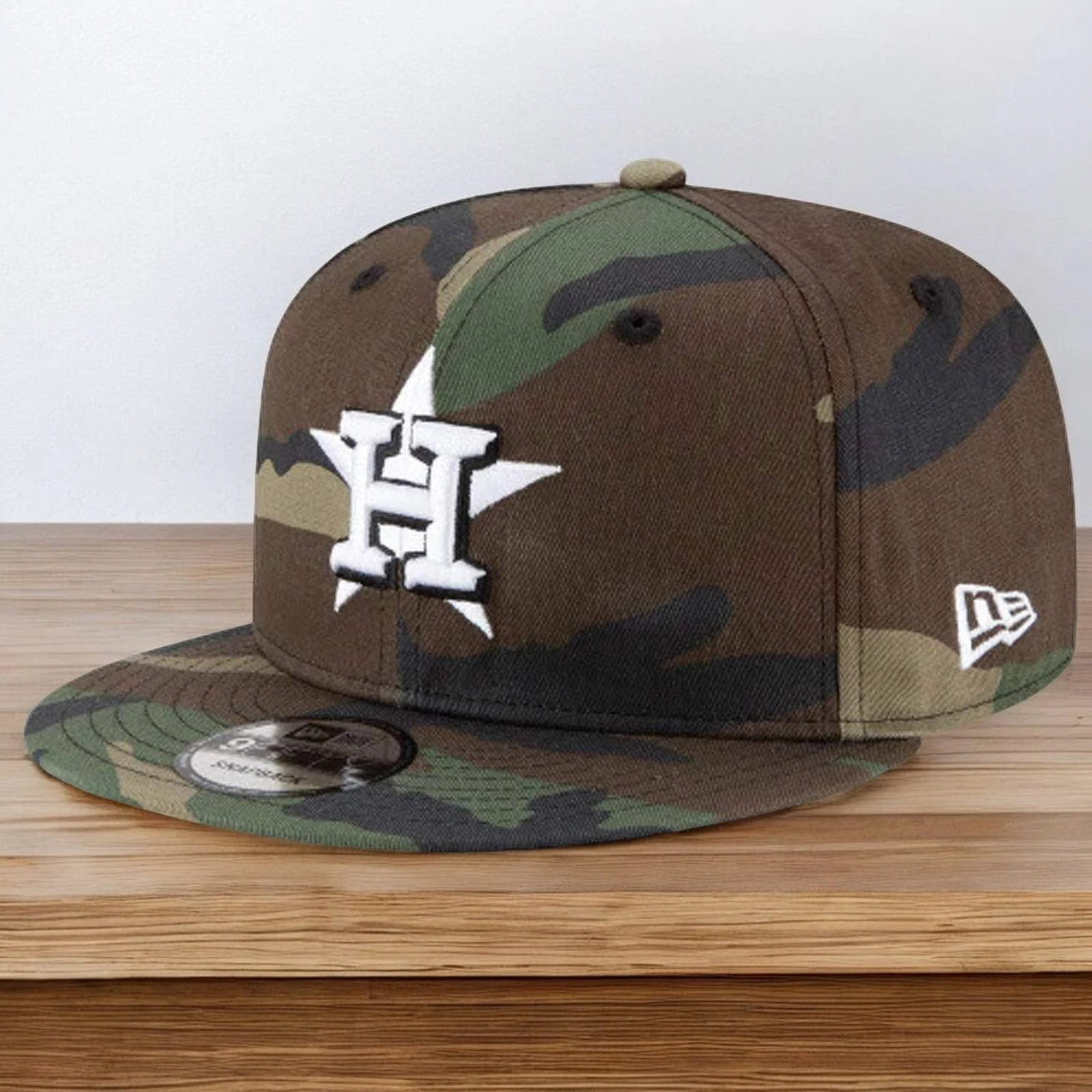 Elite New Era Men's MLB 950 Basic Wooland Camo Snapback Hats Recyclable