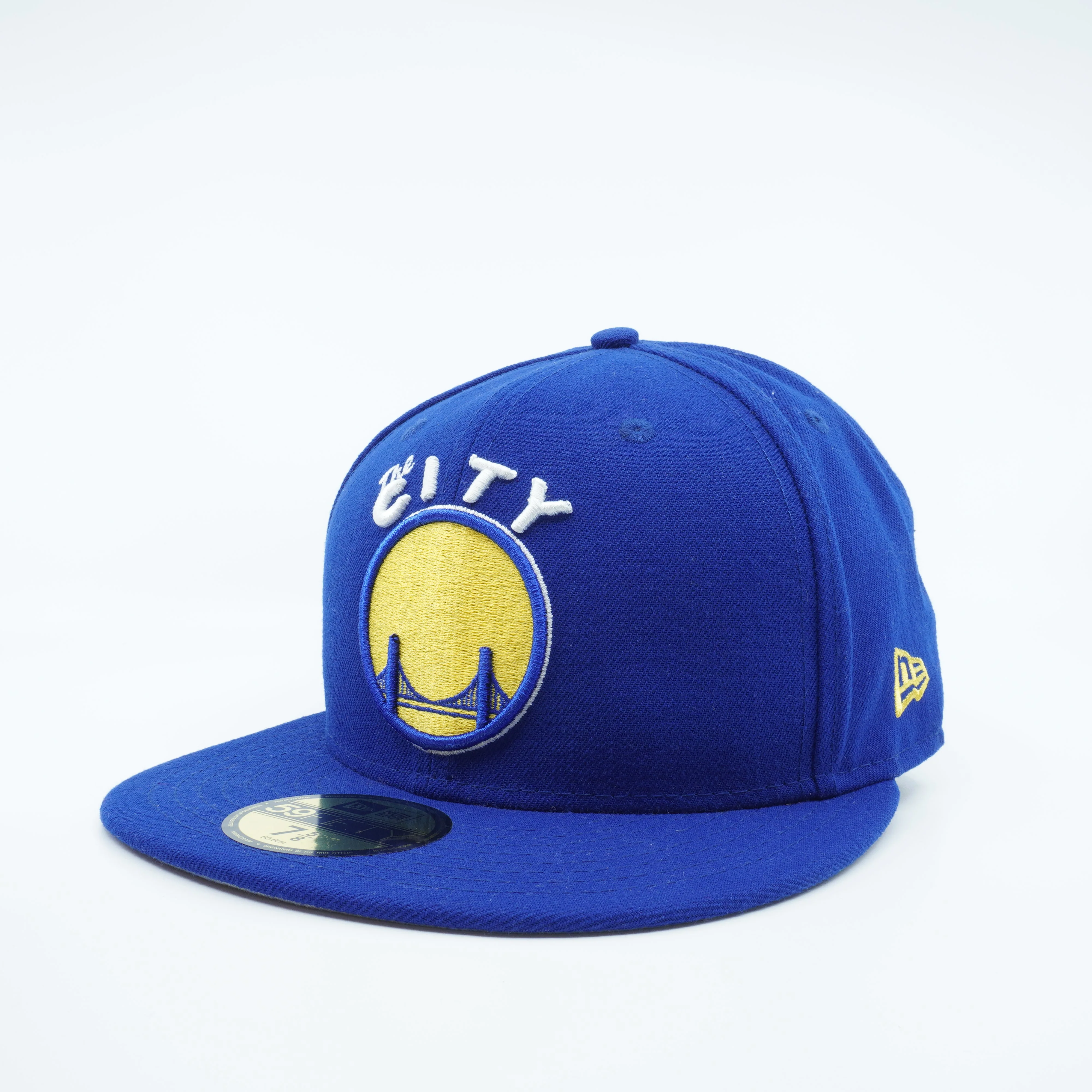 Versatile New Era Men's NBA Golden State Warriors Fresh Side 59Fifty Fitted Smooth