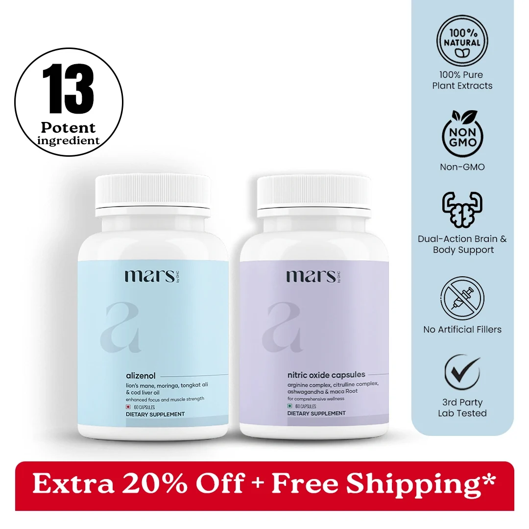 Artisan AlphaCharge Duo - Powered by Nitric oxide and Alizenol for Body mind flow Expertly Made