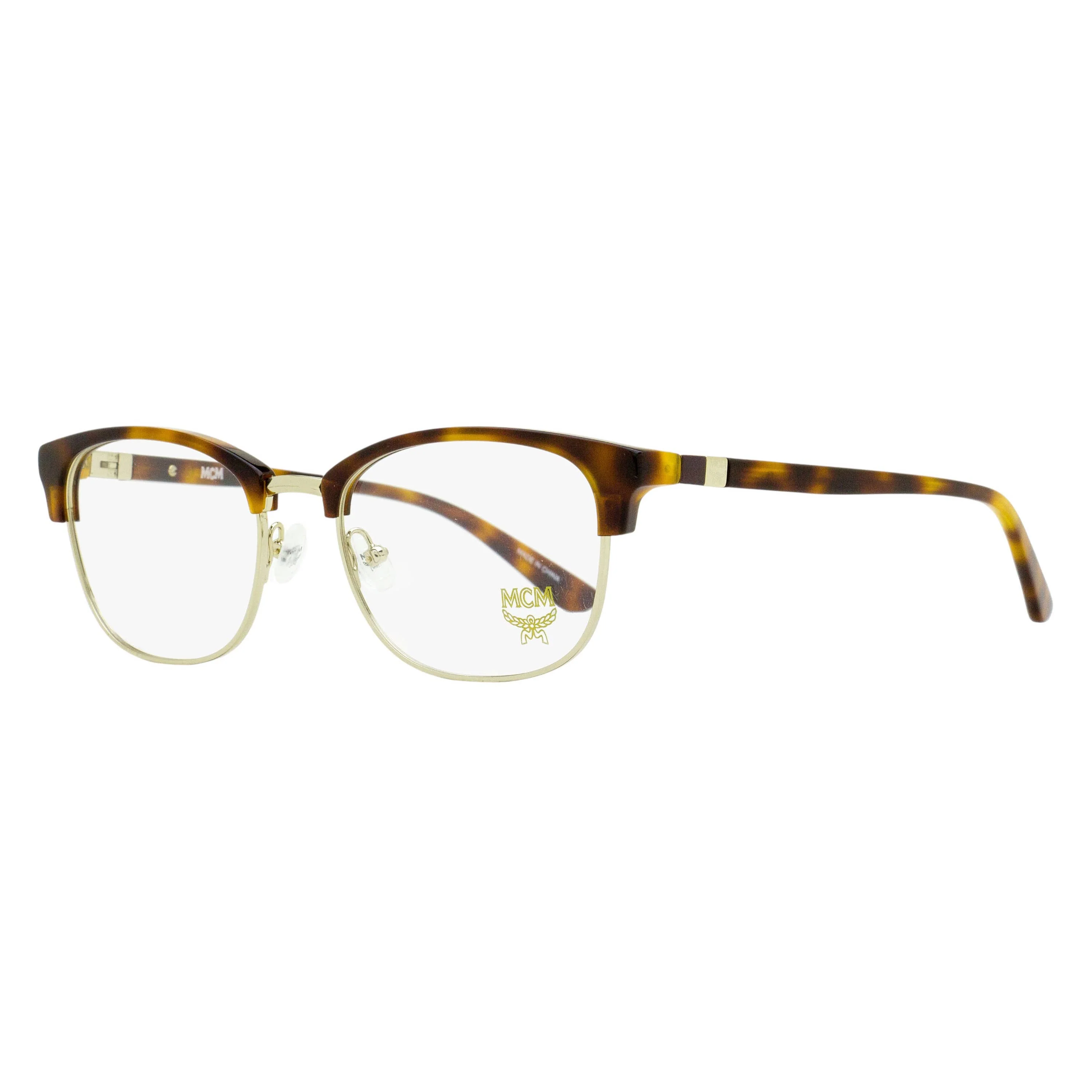 Stylish Mcm Brow Line Eyeglasses MCM2718 213 Havana Gold 52mm Consistent