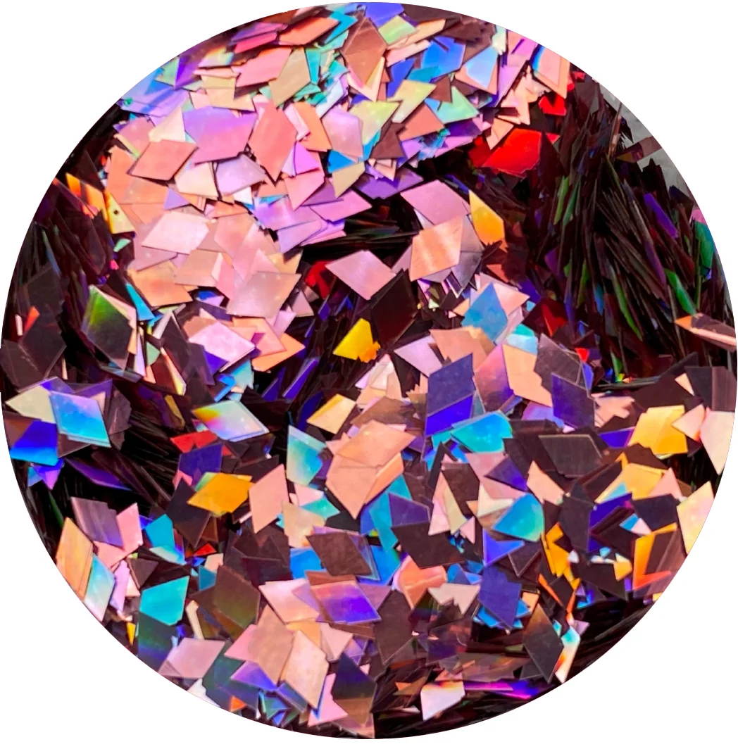 Professional Holo Rose Diamond Confetti Glitter Natural