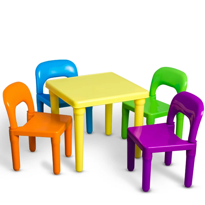 Excellent Colorful Kids Activity Learning Play Table And Chairs Set Superior