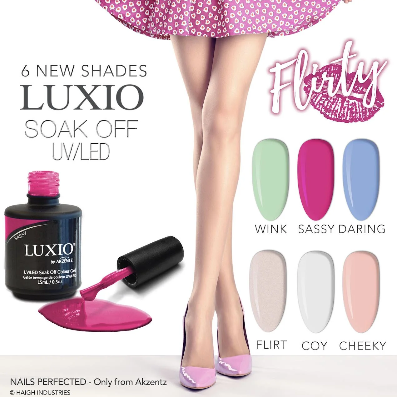 Carefully Designed Flirty Luxio Collection - FULL Size Bottles Excellent
