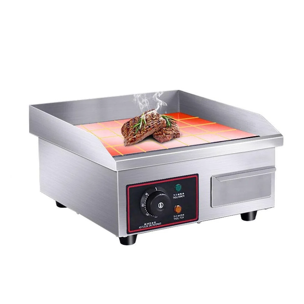 Reliable Large Electric Flat Top Indoor Outdoor Griddle Grill Healthy