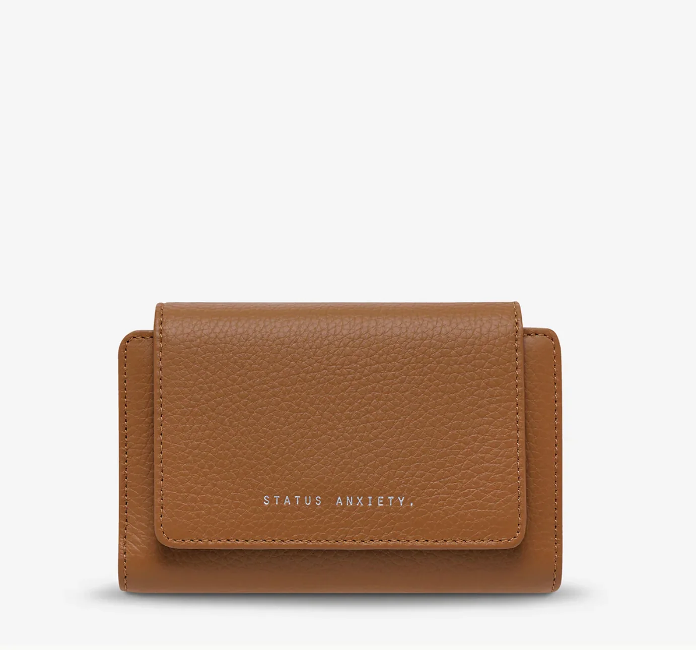Quality Status Anxiety Visions Wallet in Camel Enhanced