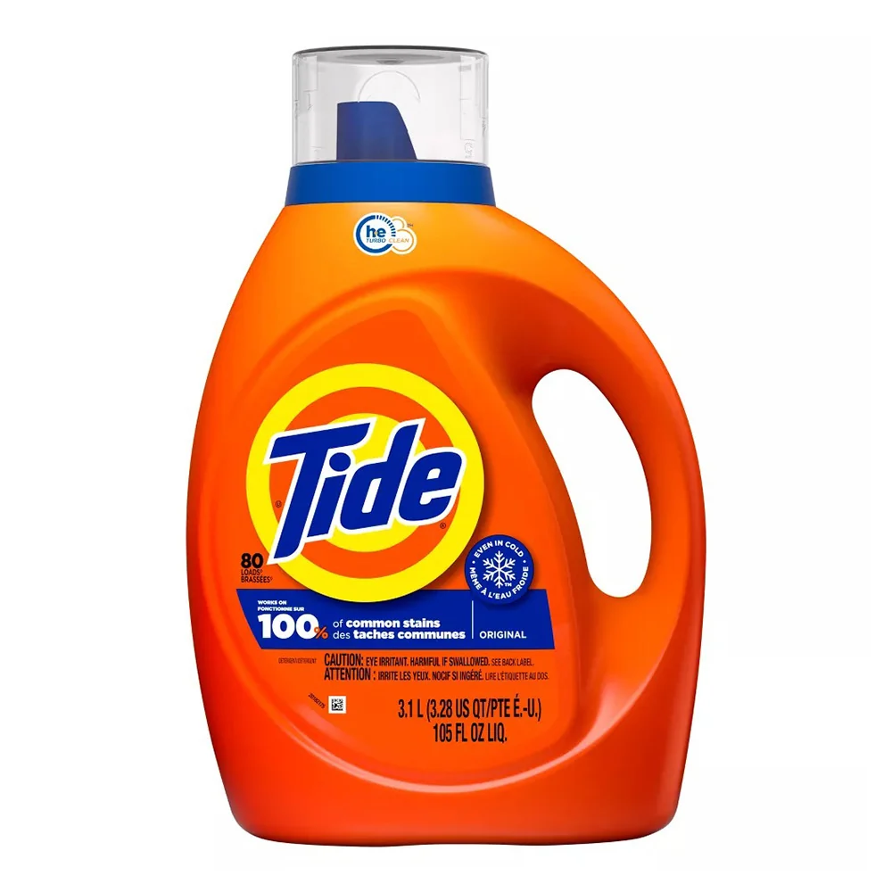 Fine Tide Scent Liquid Laundry Detergent 80 Loads 105Oz 3.1L Powerful