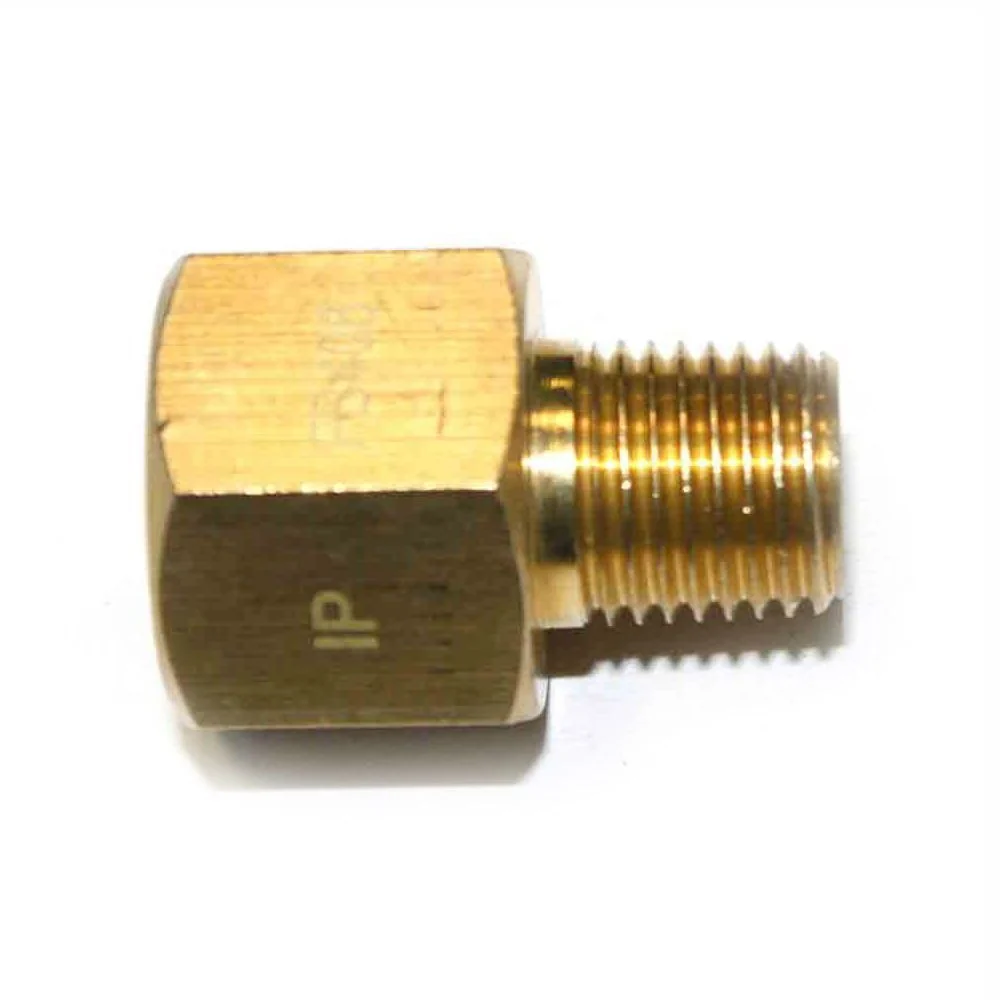 Organic 1 4 NPT to 3 8 Female Brass Adaptor Functional
