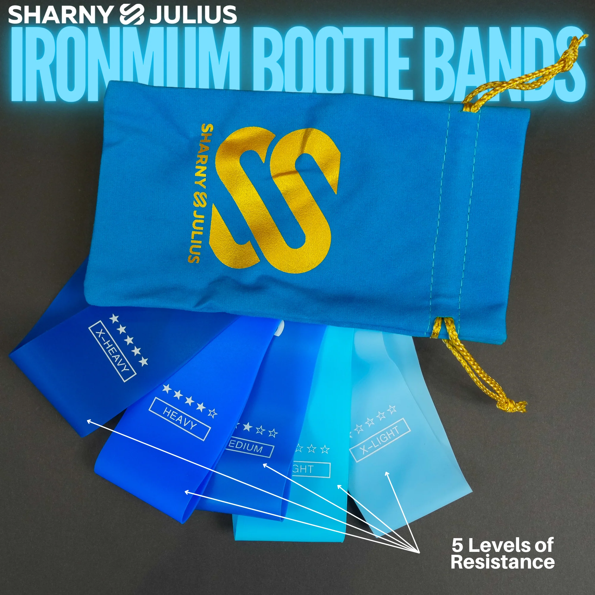 Outstanding SJ Premium 5 pc Bootie Bands Powerful