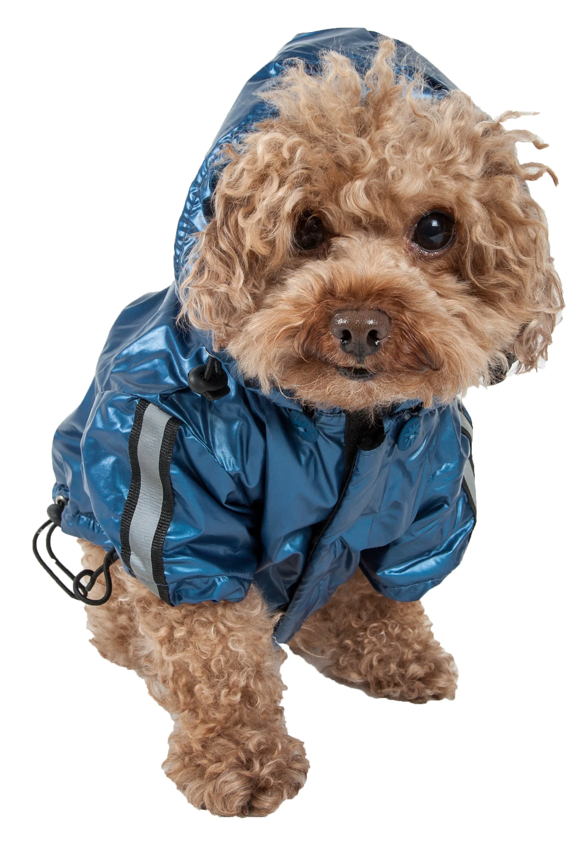Optimized Pet Life Reflecta-Sport Adjustable Weather-Proof Pet Windbreaker Jacket High-Quality