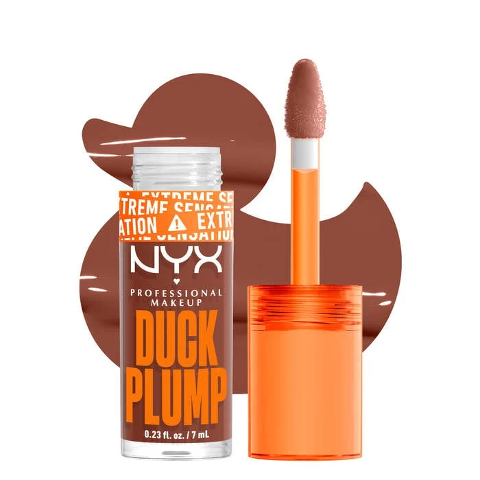 Specialty Nyx Professional Makeup Duck Plump High Pigment Plumping Lip Gloss 07 MOCCA ME CRAZY High-Performance