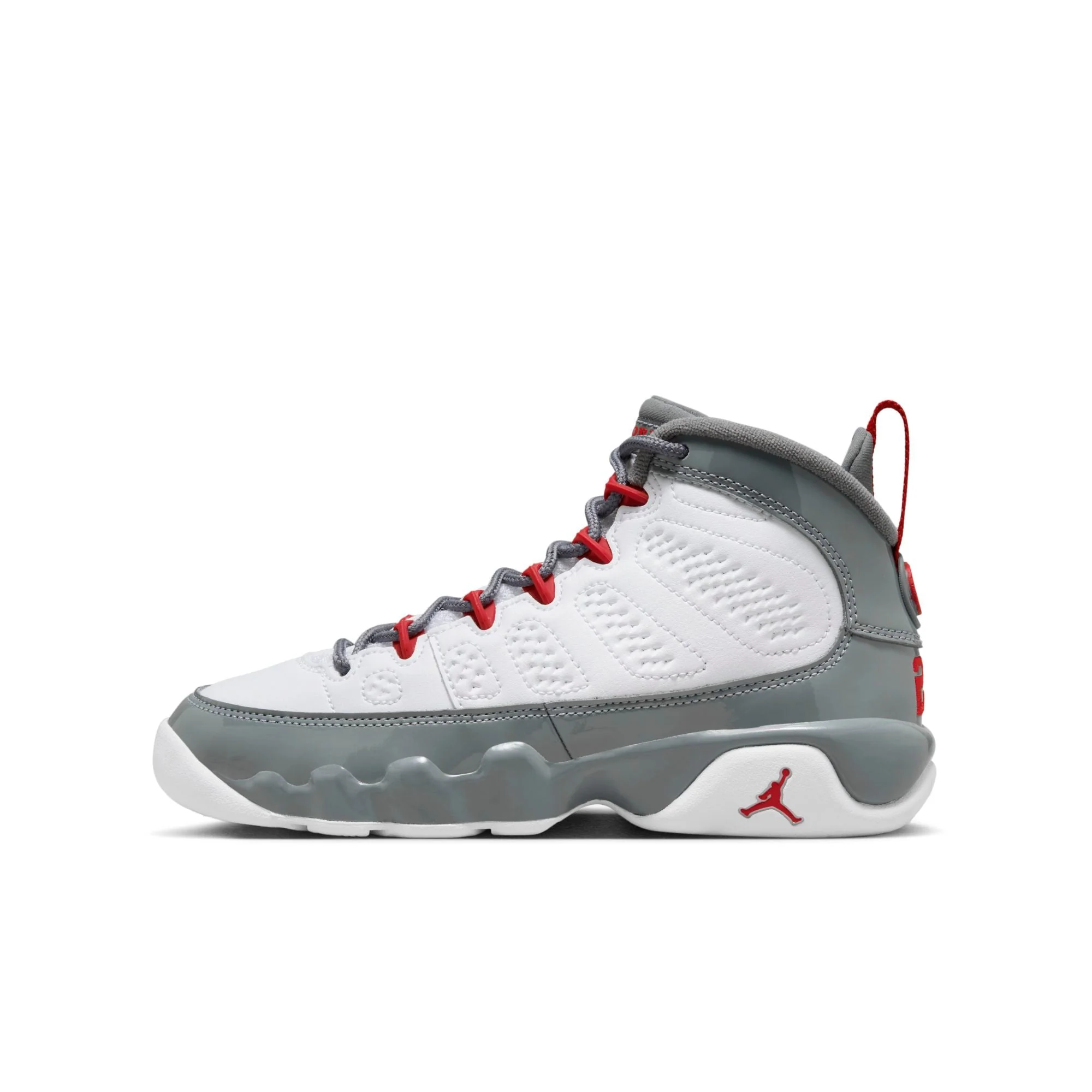 Comfortable Air Jordan Grade School Retro 9 'Fire Red' Gs Sneakers Sustainable