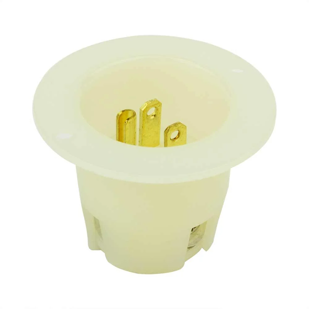 Outstanding Flush Flange Mount 110 Volt Plug End Male Innovative