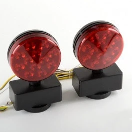 Exclusive 12 v Led Magnetic Mount Rear Towing Tow Lights Kit Harness for Car Trailer High-Grade