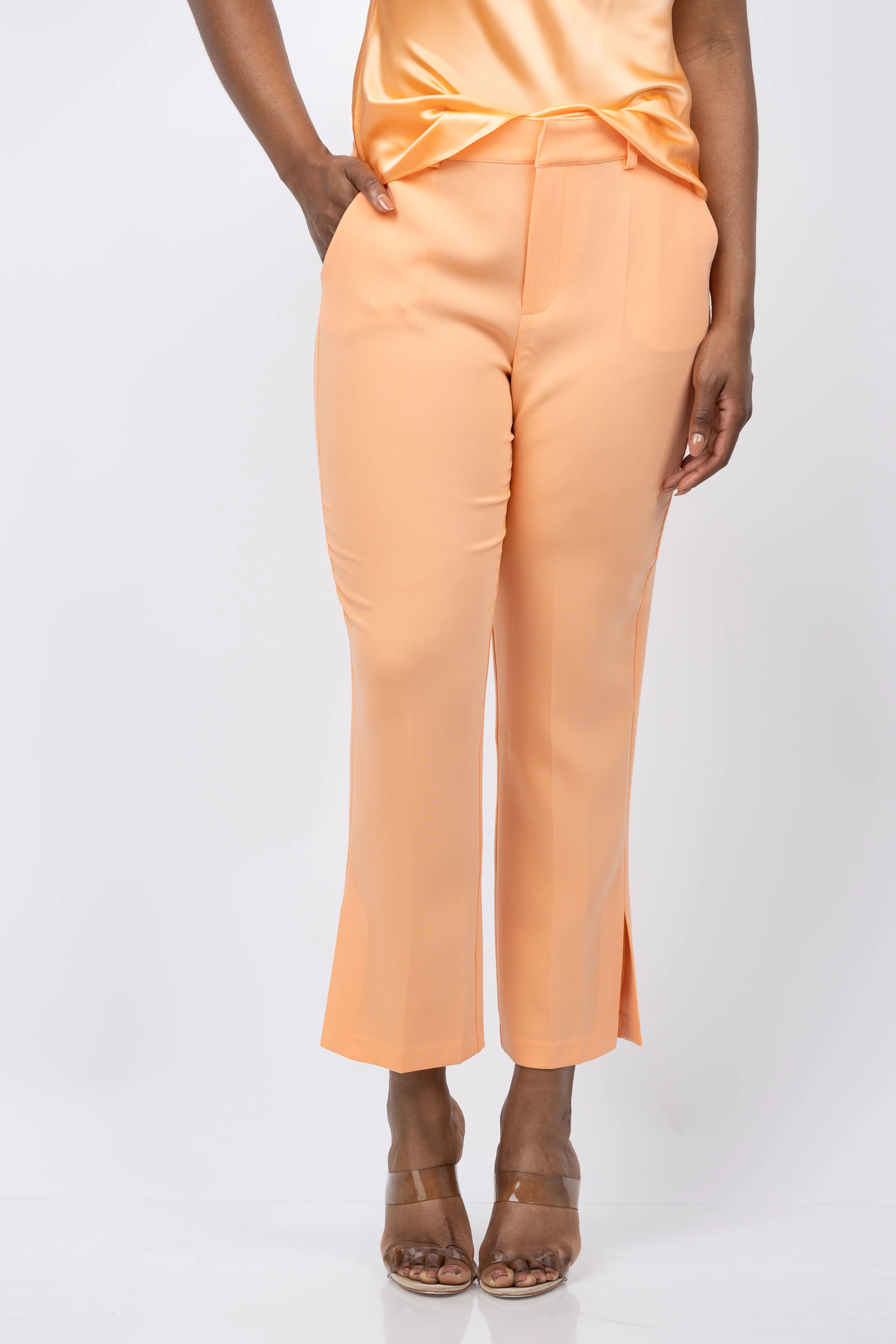 Exclusive Cinq à Sept Cropped Kerry Pant in Marmalade Relaxed
