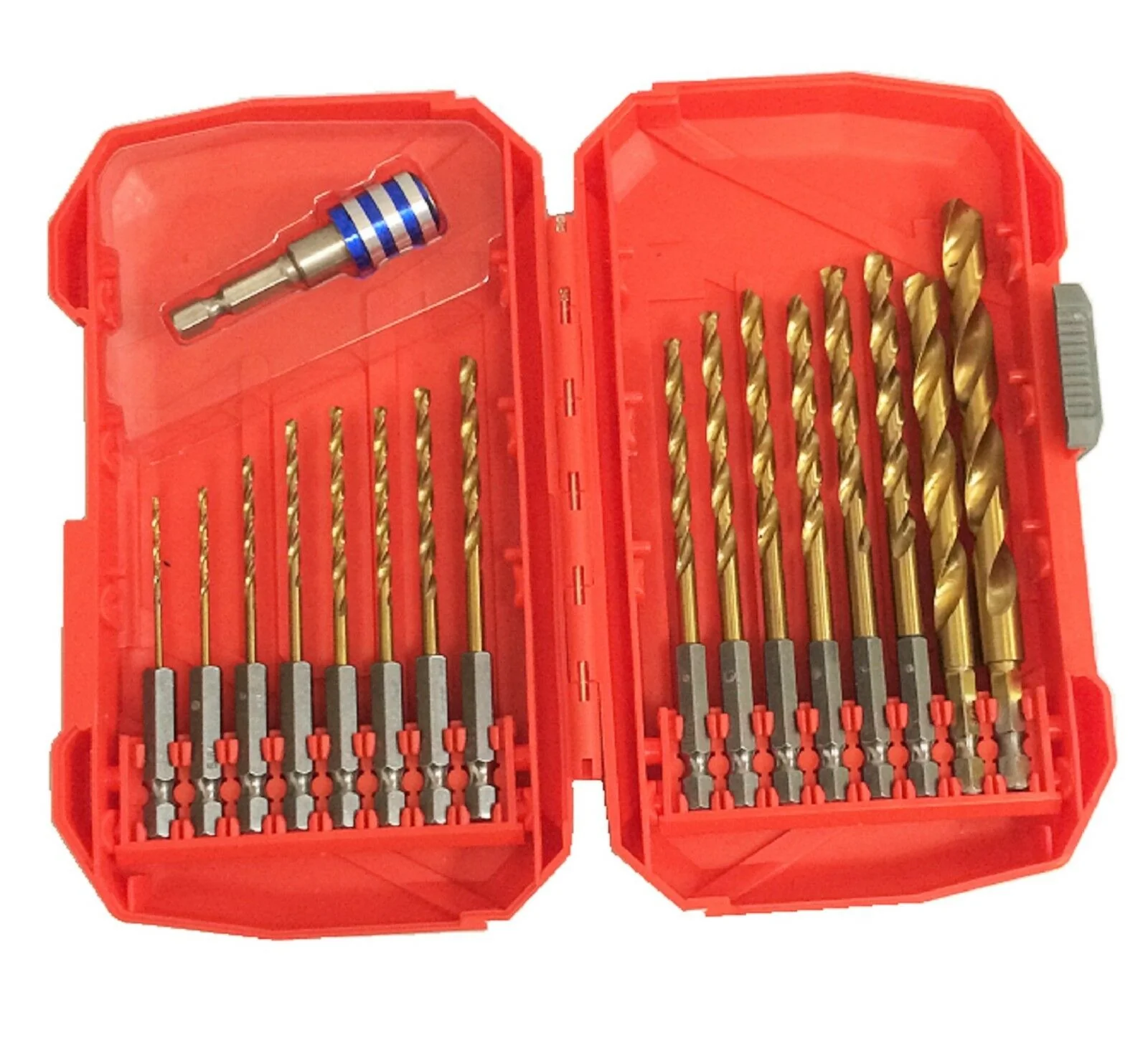 Dependable 17PC Quick Change Snap On Off Drill Bit Set High-End