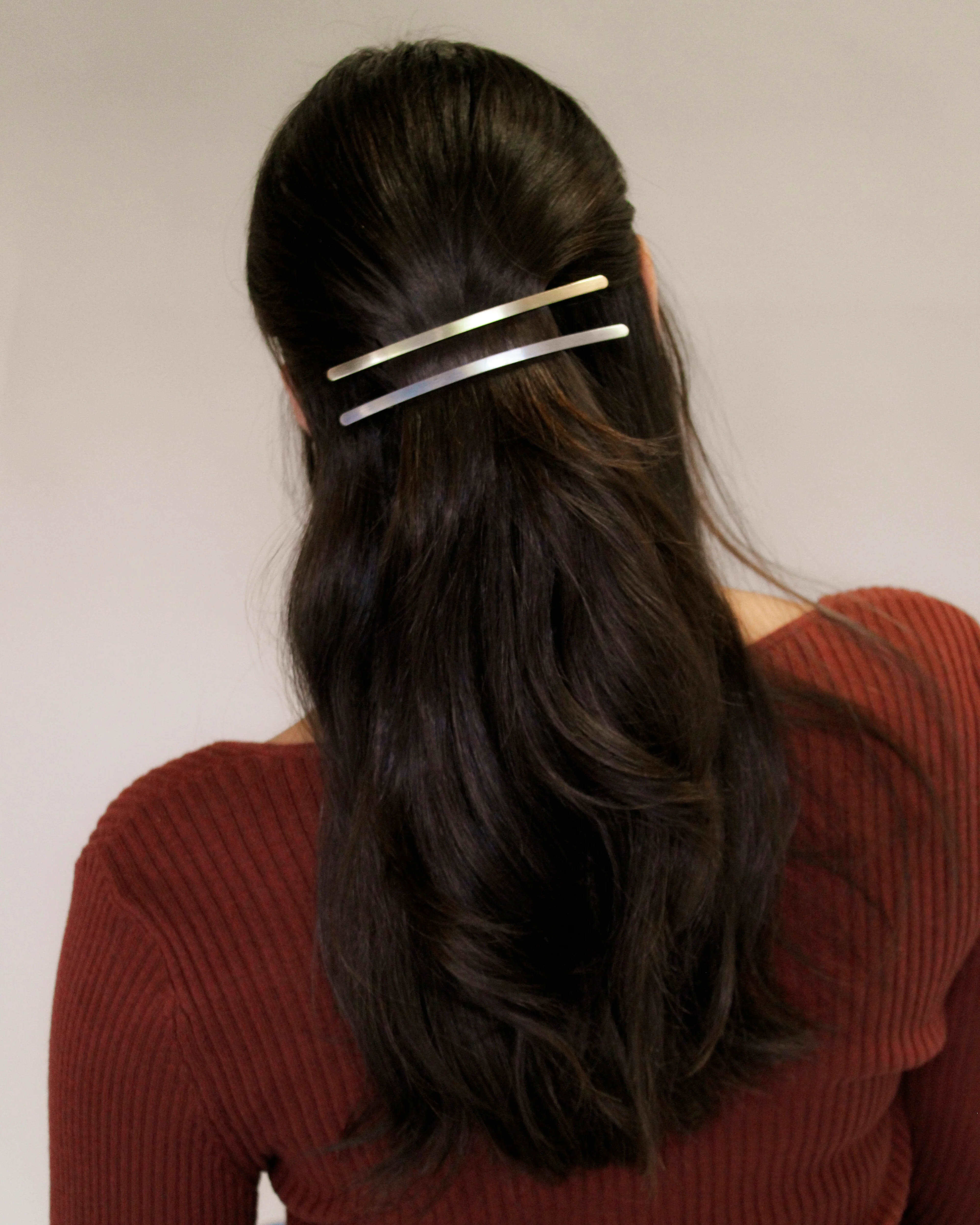 Trusted Icicle Skinny French Barrettes - 2 Pc Set Traditional