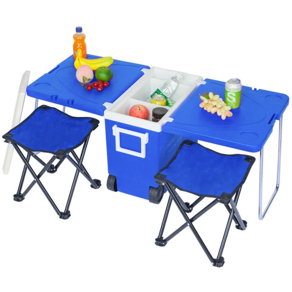 Unique Small Folding Portable Picnic Table With Cooler Carefully Designed
