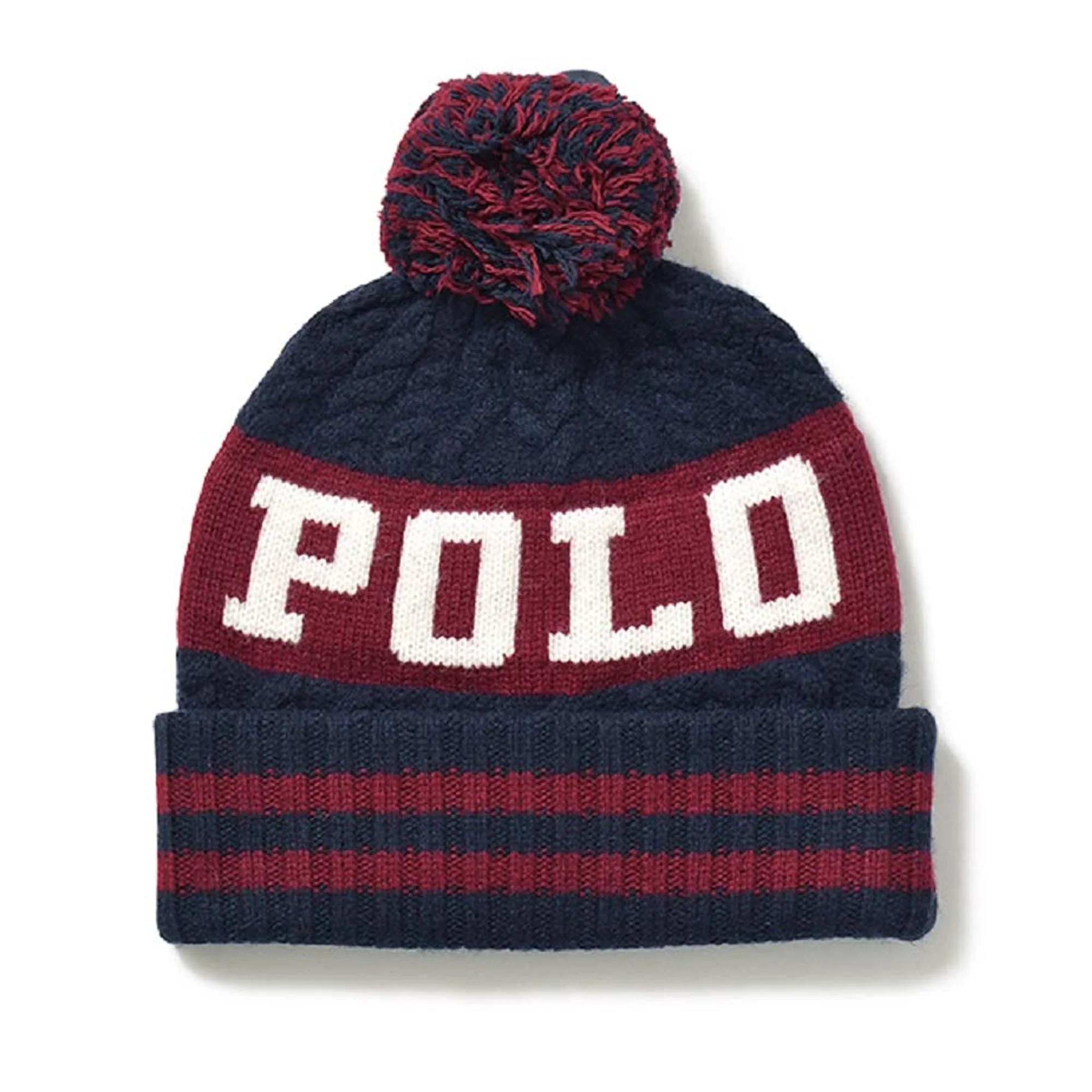 User-Friendly Polo Ralph Lauren Men's Cable Pom Hat Hats Authentic