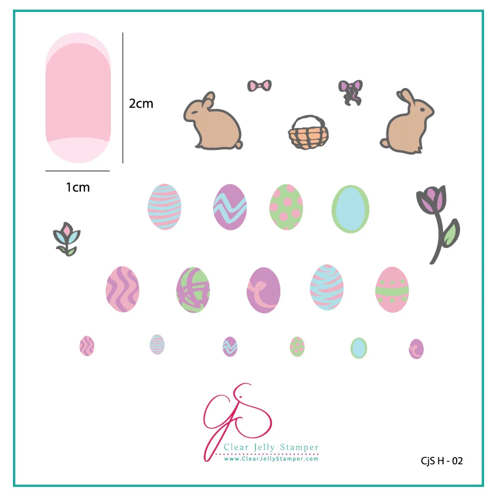 Verified Peter Cottontails Easter Eggs CjSH-02 - CJS Small Stamping Plate Superior