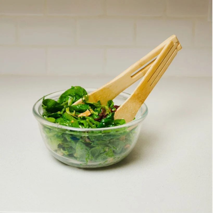 Authentic Bamboo Salad Tongs Unique