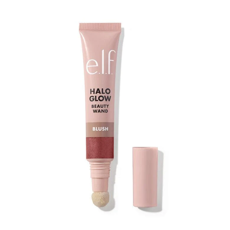 Smooth E.L.F. Halo Glow Blush Beauty Wand Rose You Slay Top-Quality