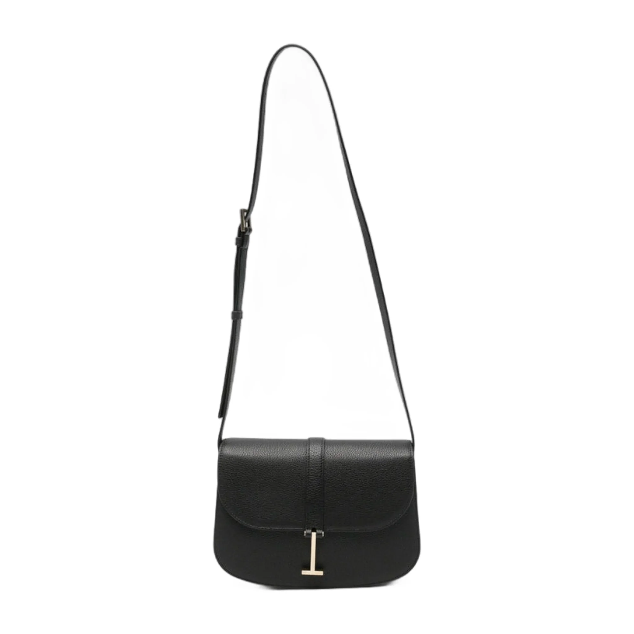 High-End Shoulder Bag Black Leather Outstanding