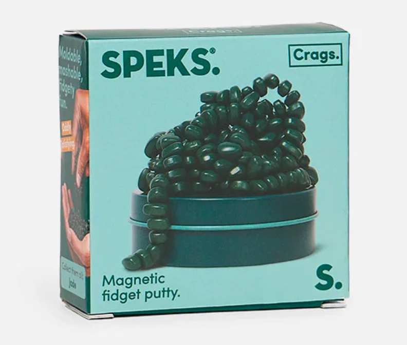 Fine Speks. Matte. Mini Crags. Jade. Traditional