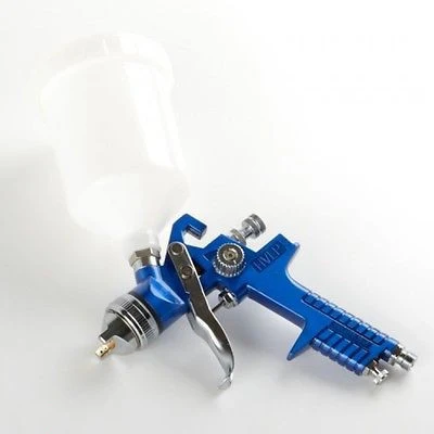 Flexible HVLP Air Powered Gravity Top Feed Fed and Spray Gun Paint Sprayer Set Painter Reusable