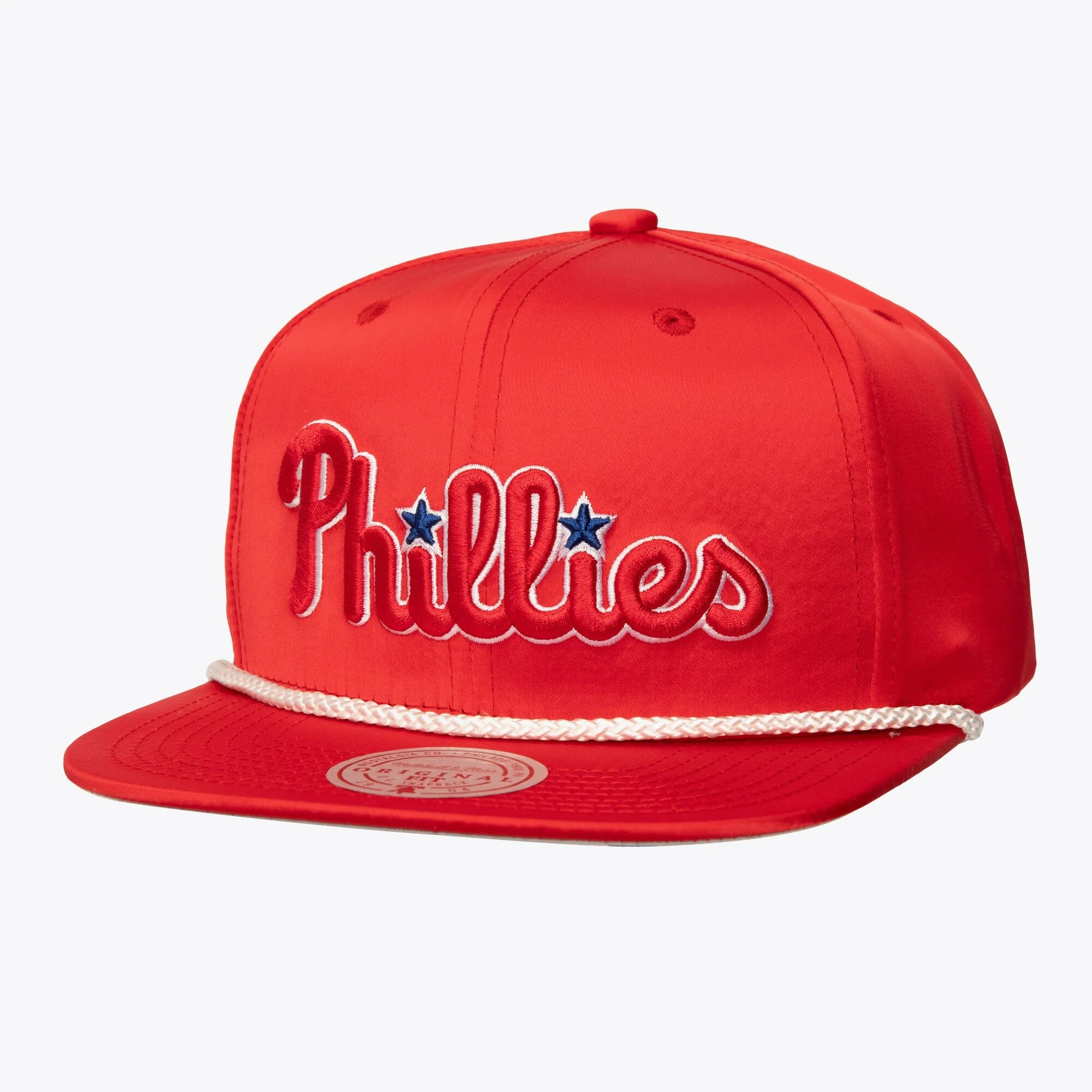 Verified Mitchell Ness Men's MLB Satin Dreams Snapback Phillies Snapback Caps Trendy