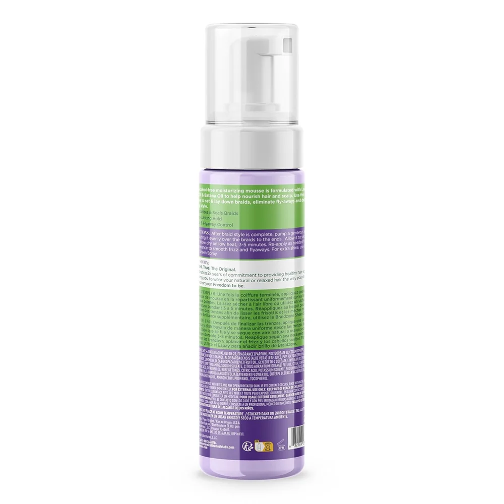 Top-Quality ORS Olive Oil Braidzone Braid Setting Mousse for Hair and Scalp Nourishment 7Oz 207ml Unique