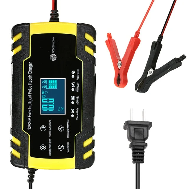 Specialty 12V Portable Car Battery Charger Automatic Long-Lasting