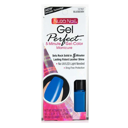 Efficient Nutra Nail Gel 5 Minute Gel Color Manicure Blueberry- 1 Ea Reliable