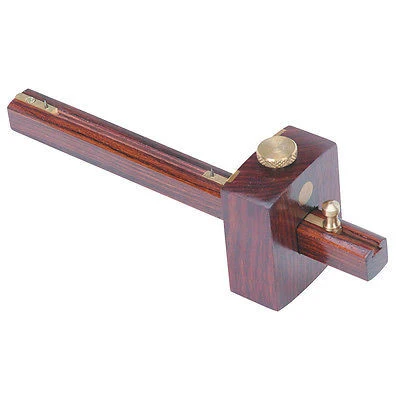 Pure Wooden Brass Wood Mortise Mortising Gauge Mortice Gage Marking Tool Tenon Marker Natural