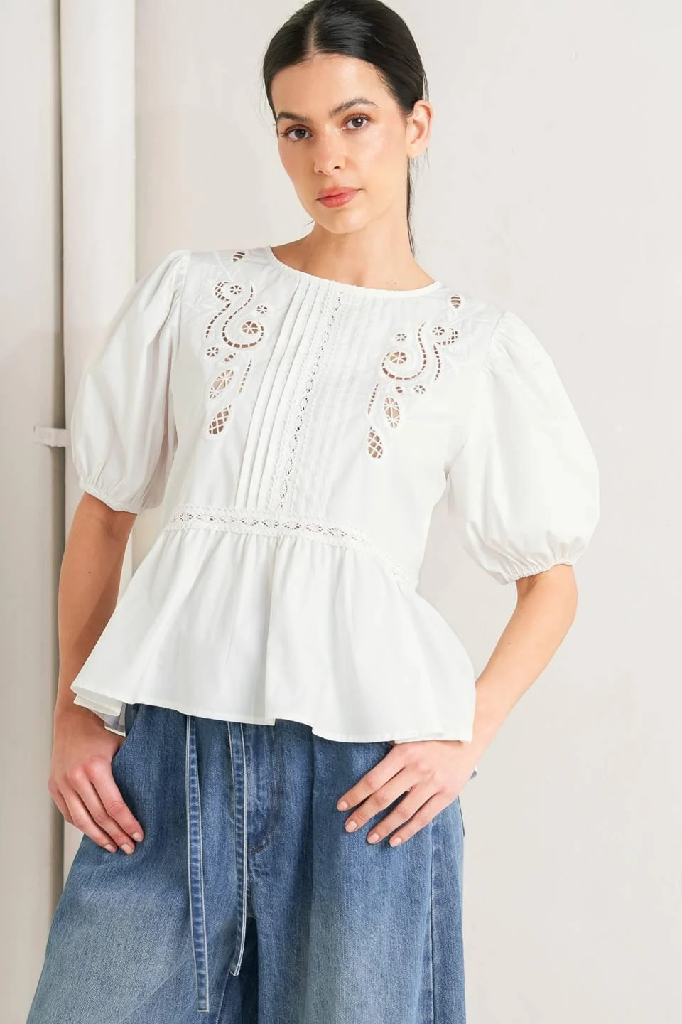 User-Friendly Silent Morning Woven Top Top-Quality