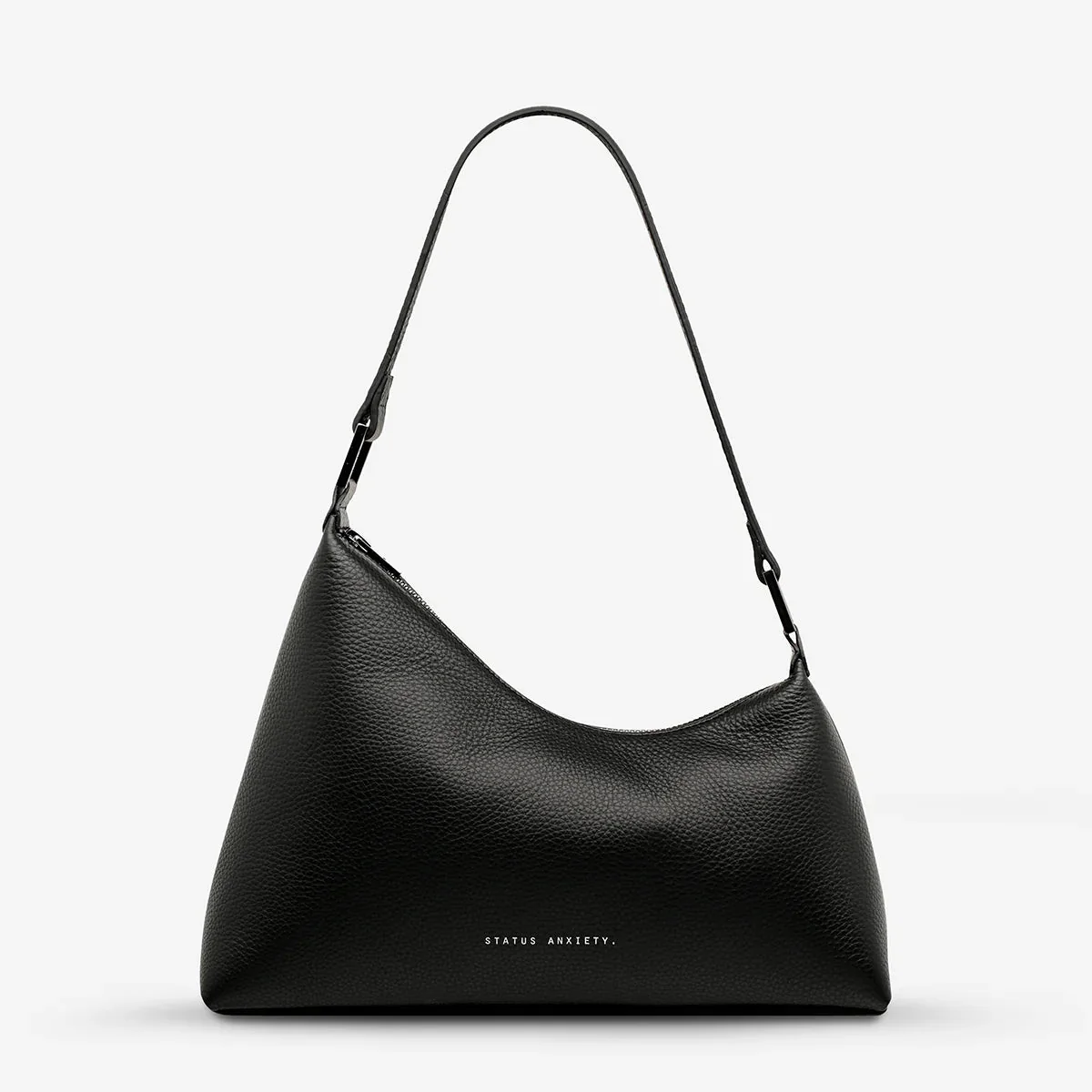 Solid Status Anxiety Reverie Handbag in Black Premium Material