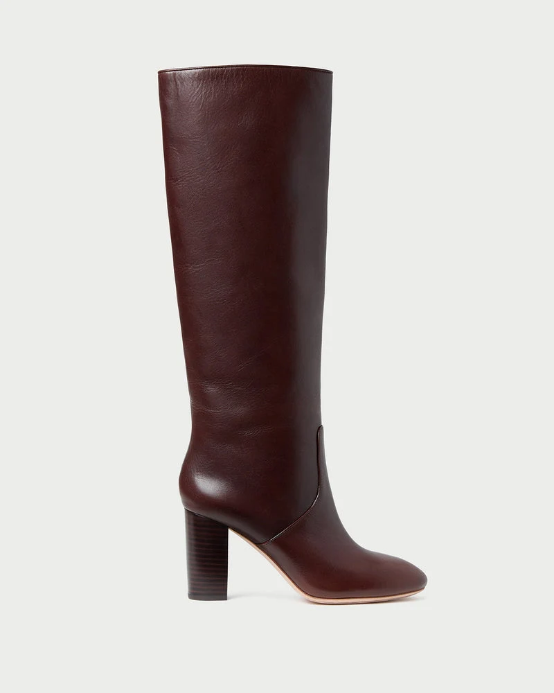 First-Class Loeffler Randall Goldy Tall Boot in Espresso Clean