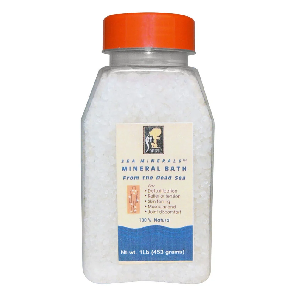 Verified Sea Minerals Mineral Bath for Detoxification Relief of Tension Skin Toning Muscular and Joint Discomfort 1Lb 453g Crafted