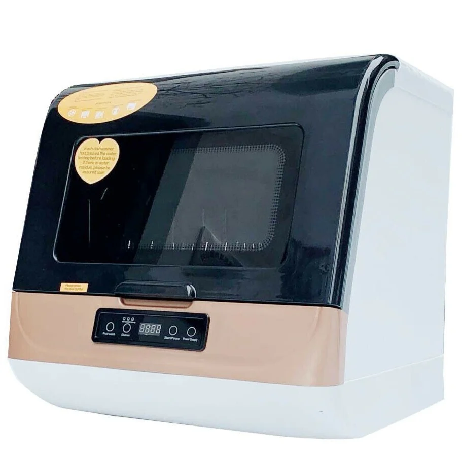 Clean Powerful Portable Compact Countertop Dishwasher 800W Certified